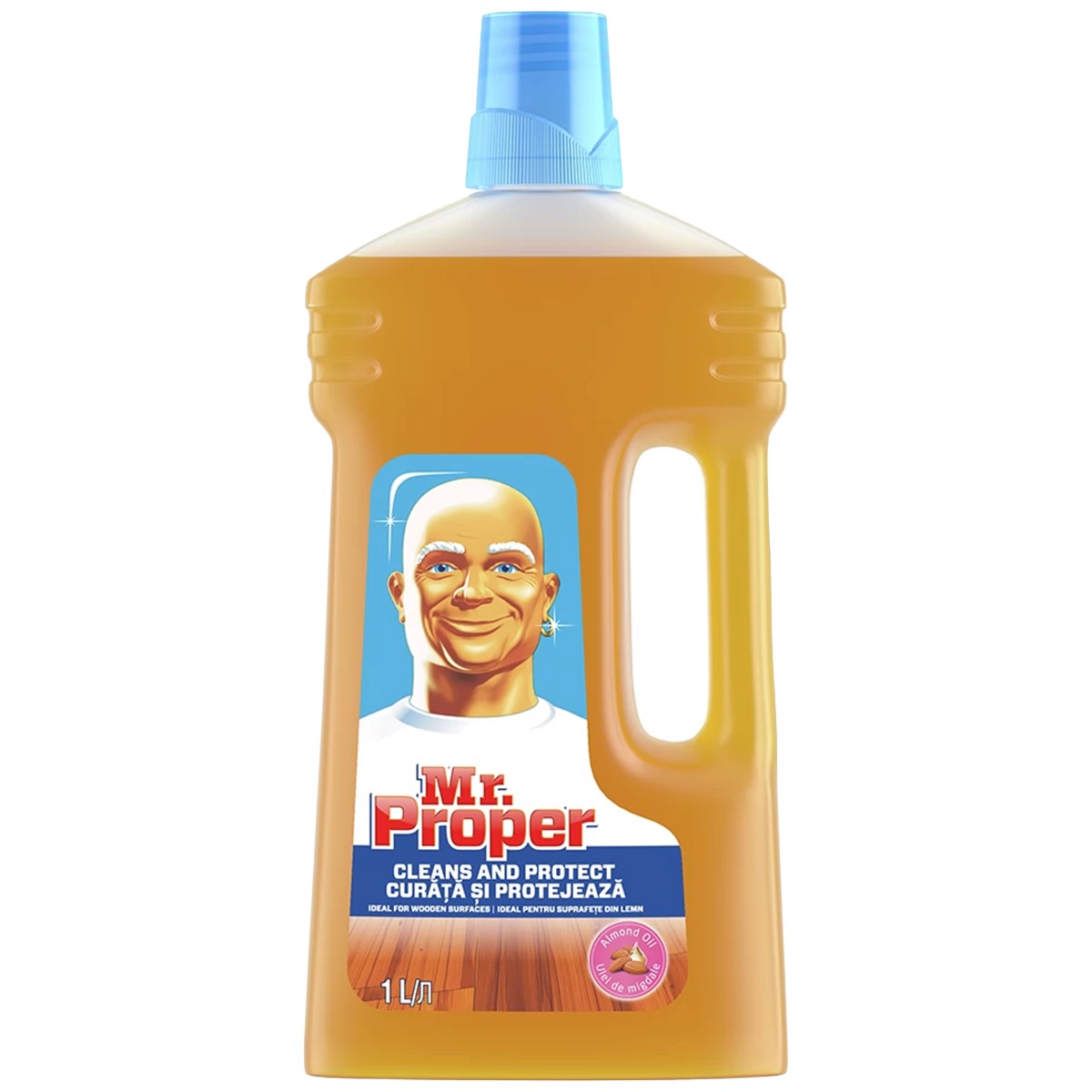 10014 Mr. Proper Soluție Parchet 1L Almond Oil - imagine 1
