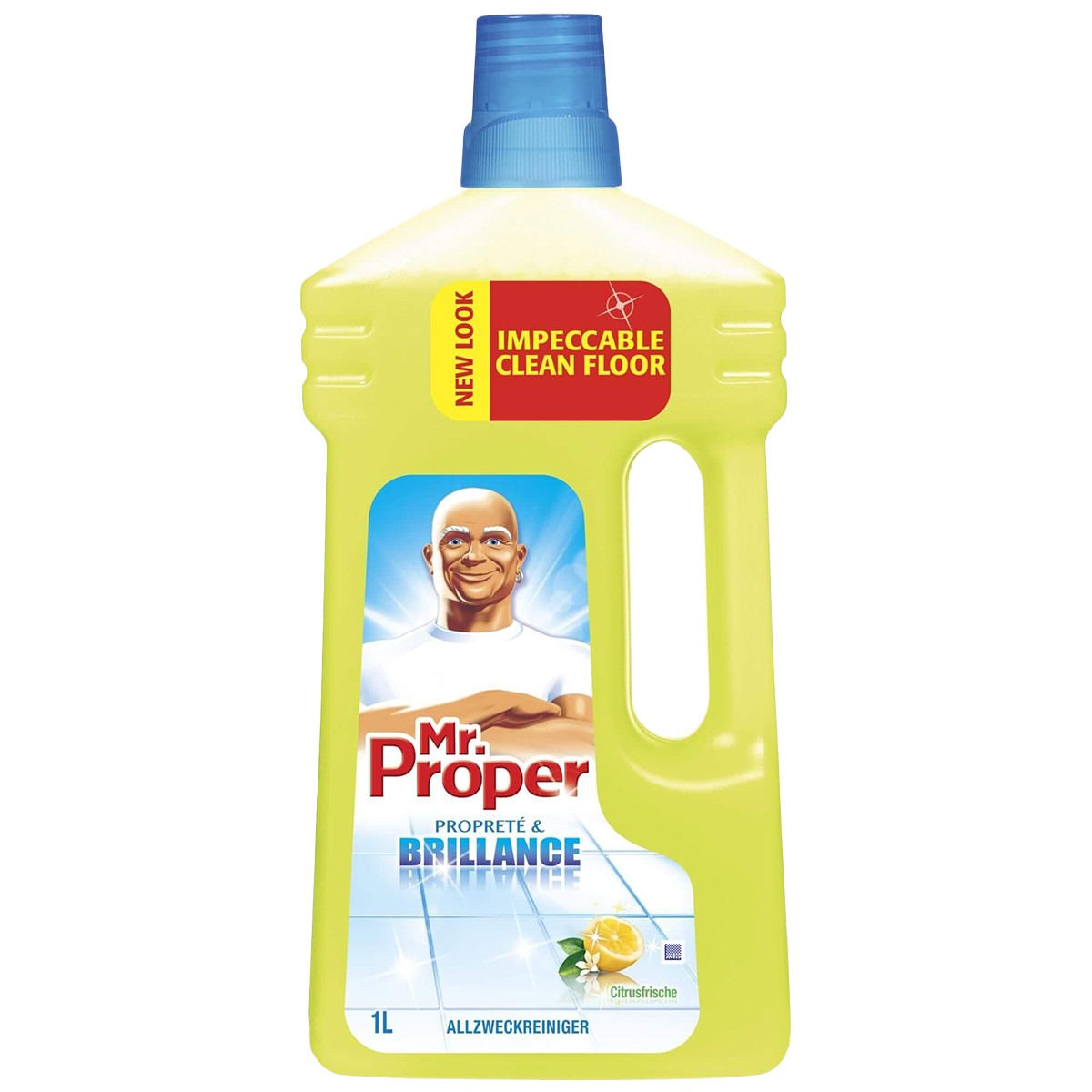 10015 Mr. Proper Soluție Pardoseli 1L Brilliance Lemon - imagine 1
