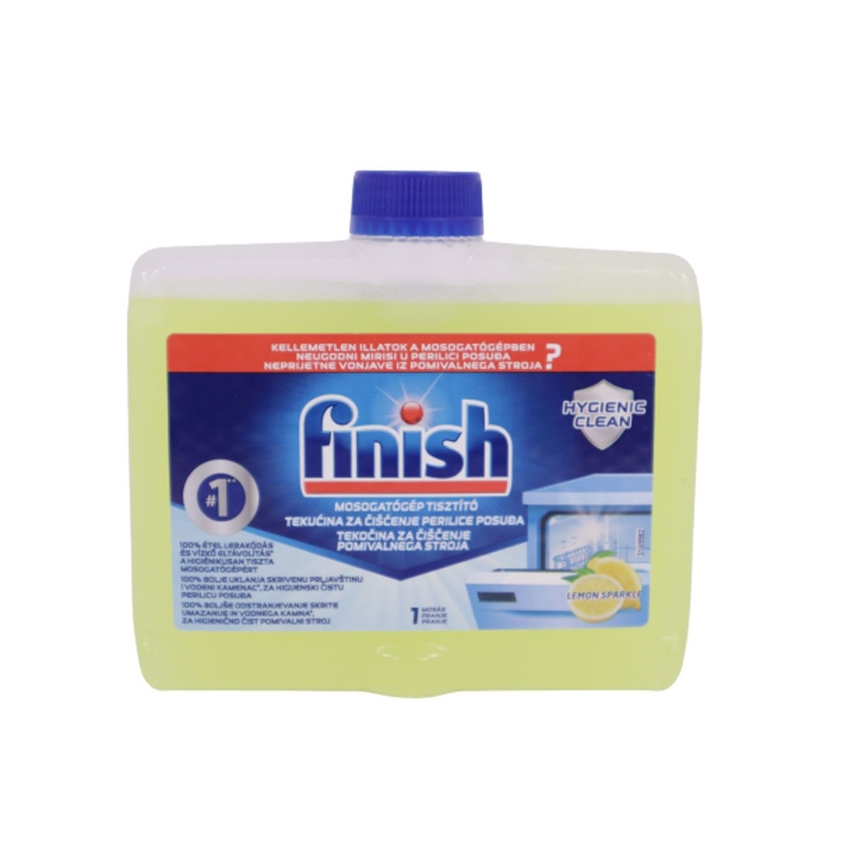 50003 FINISH solutie intretinere masina spalat vase 250 ml lemon - imagine 1