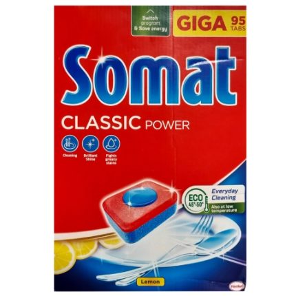 SOMAT Classic Power tablete vase 95 buc lemon