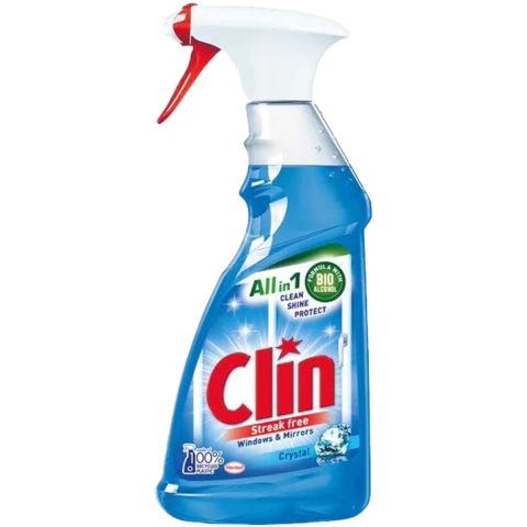 70008 CLIN solutie spray geamuri Blue Crystal 500 ml - imagine 1