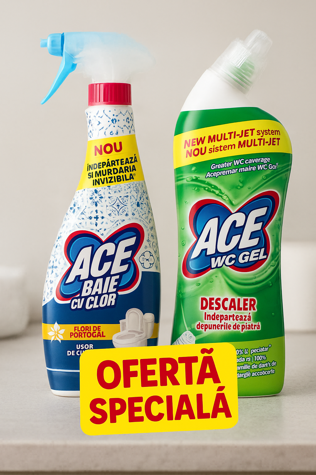 dc0ccdc1-85bc-4336-b842-2aae76cbdf0c Oferta Speciala ACE Baie cu Clor + WC Gel Decalcifiant - imagine 1