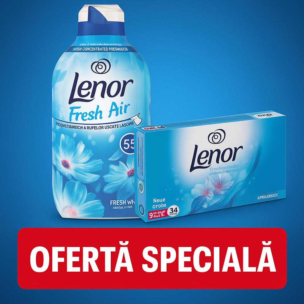 lenor oferta Oferta Speciala Lenor – Balsam Fresh Air + Servetele Aprilfrisch - imagine 1